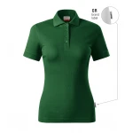 Women's RIMECK Resist Heavy polo shirt in cotton piqué ready to personalise with company logo