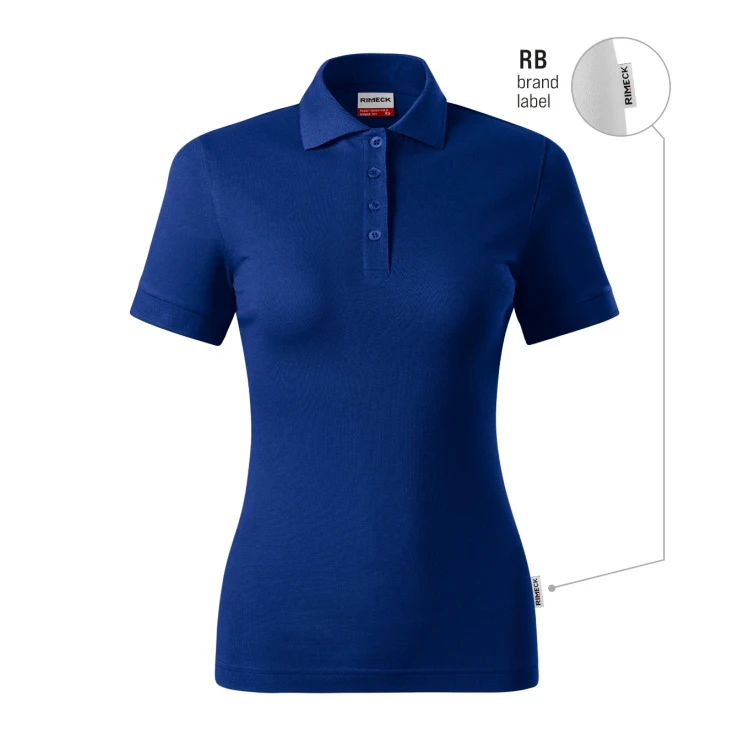 Women's RIMECK Resist Heavy polo shirt in cotton piqué ready to personalise with company logo