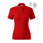 Women's RIMECK Resist Heavy polo shirt in cotton piqué ready to personalise with company logo