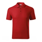 RIMECK Reserve piqué polo shirt with collar and 3 buttons, personalised with company logo