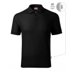 RIMECK Reserve piqué polo shirt with collar and 3 buttons, personalised with company logo