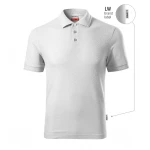 RIMECK Reserve piqué polo shirt with collar and 3 buttons, personalised with company logo