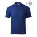 RIMECK Reserve piqué polo shirt with collar and 3 buttons, personalised with company logo