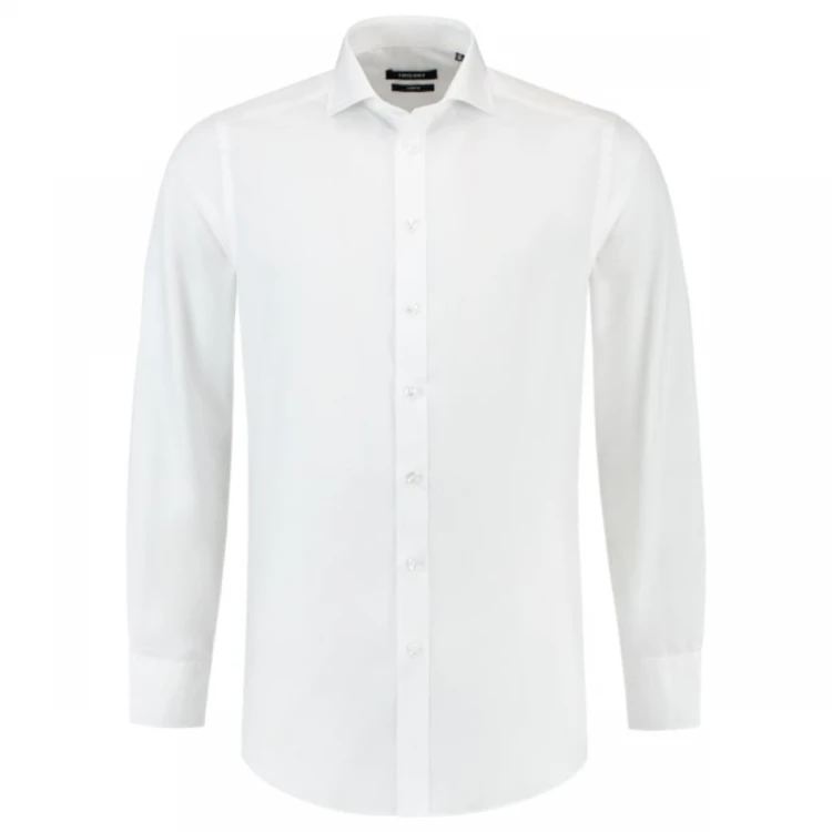 Camisa hombre TRICORP mod. Fitted en tejido Oxford, corte ceñido, lista para personalizar con logo corporativo