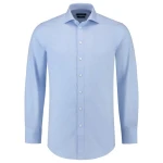 Camisa hombre TRICORP Fitted Stretch en popelina elástica, talles 37–46, para personalizar