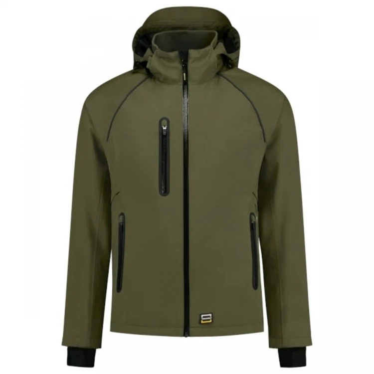 Giacca tecnica impermeabile TRICORP con cappuccio rimovibile, disponibile in diverse colorazioni, da personalizzare con logo aziendale