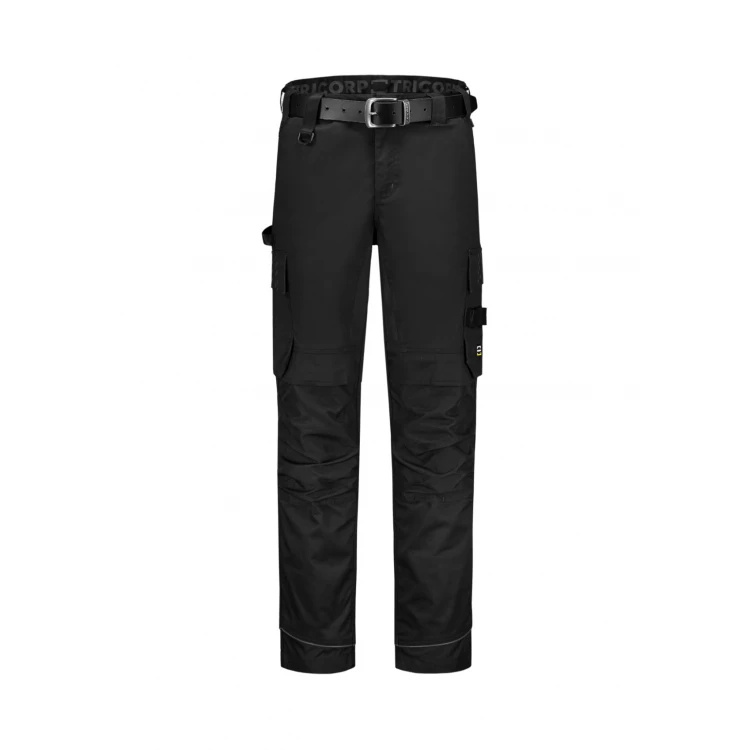 Pantalone da lavoro TRICORP Twill Cordura Stretch con tasche multiuso, vista frontale da personalizzare con logo