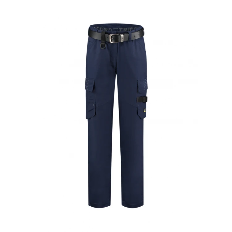 Pantalone da lavoro donna TRICORP Work Pants Twill in twill con tasche multiuso, elastico in vita e anello a D