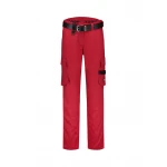 Pantalone da lavoro donna TRICORP Work Pants Twill in twill con tasche multiuso, elastico in vita e anello a D