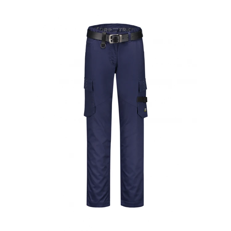 Pantalone da lavoro donna TRICORP Work Pants Twill in twill con tasche multiuso, elastico in vita e anello a D