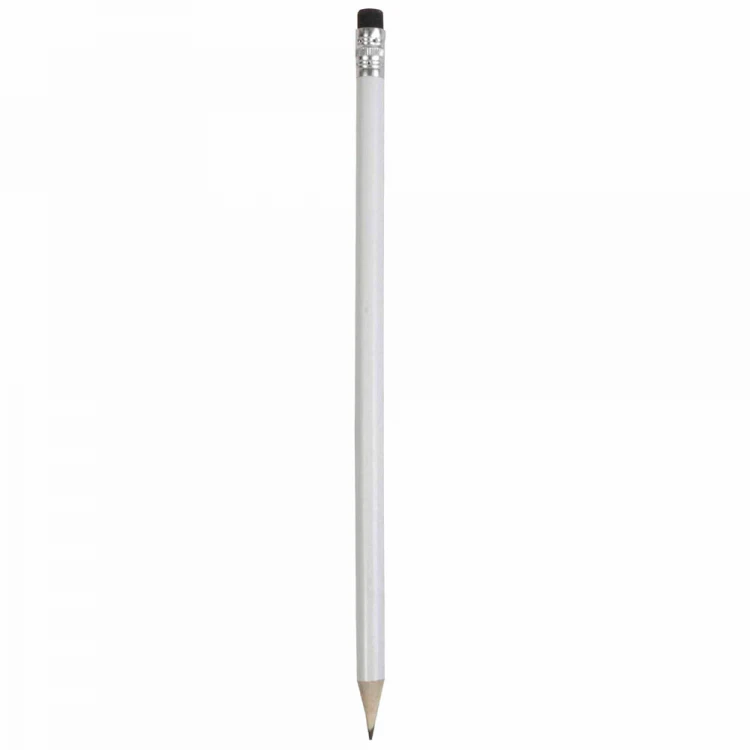 Matita cilindrica con gomma colorata 