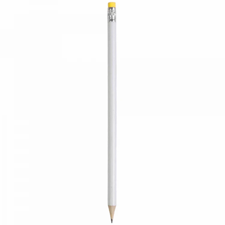 Matita cilindrica con gomma colorata 