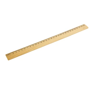 Righello in legno personalizzato, 30 cm