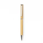 Penna in bambù e clip metallica