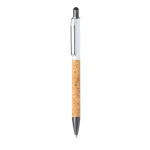 Penna touch in alluminio e sughero