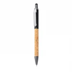 Penna touch in alluminio e sughero