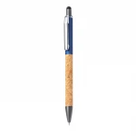 Penna touch in alluminio e sughero