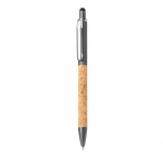 Penna touch in alluminio e sughero