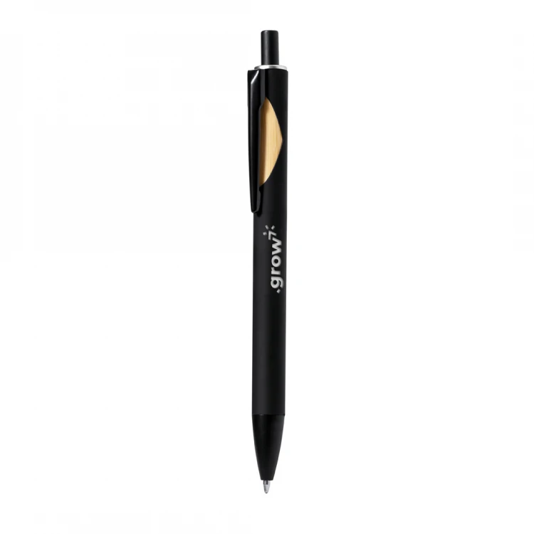 Penna a in alluminio e bambù