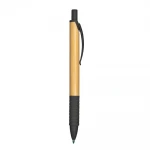 Penna in bambù e clip metallica