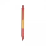 Penna in bambù e clip metallica