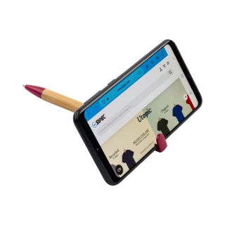penna bambù porta cellulare
