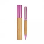 Metal pen with case