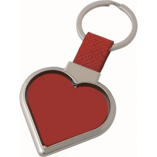 Portachiavi girevole a forma di cuore