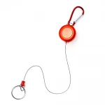 Portachiavi con moschettone retraibile