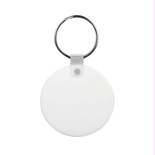 Portachiavi in plastica rotondo