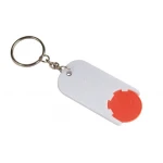 Portachiavi con gettone per carrello in plastica