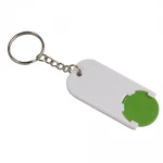 Portachiavi con gettone per carrello in plastica