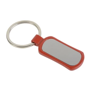 Portachiavi in alluminio satinato