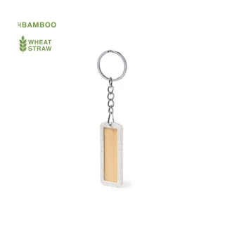 Portachiavi fibra di grano e bambù