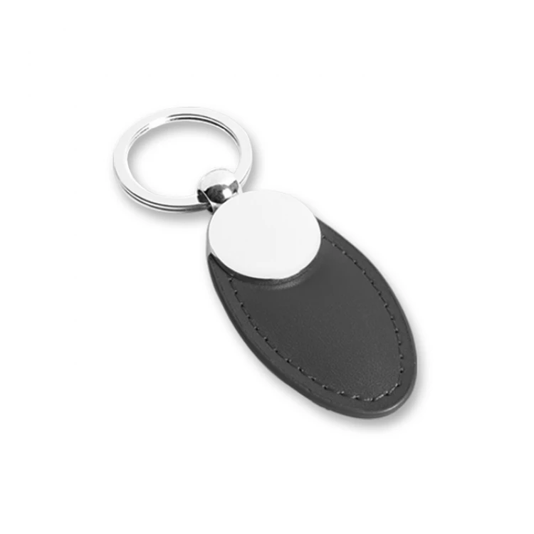 Portachiavi in ecopelle e metallo