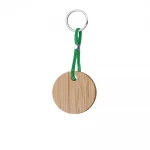 Portachiavi rotondo in legno
