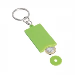 Portachiavi con gettone estraibile
