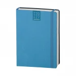 Agenda giornaliera Printflex chiusa con copertina in poliuretano termovirante e elastico integrato