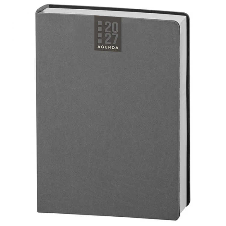 Agenda Printflex giornaliera 15x21 cm chiusa in poliuretano termovirante da personalizzare con logo