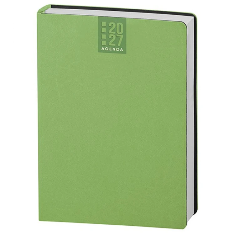 Agenda Printflex giornaliera 15x21 cm chiusa in poliuretano termovirante da personalizzare con logo