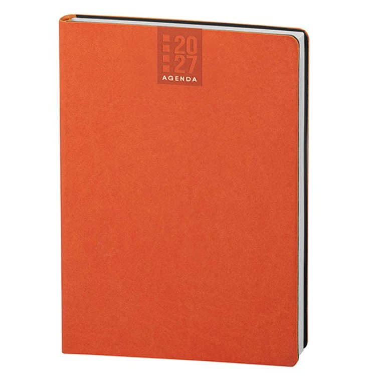 Agenda settimanale PRINTFLEX in poliuretano termovirante, copertina chiusa, formato 17x24 cm