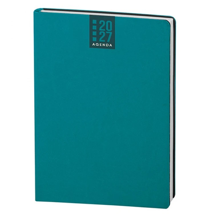 Agenda settimanale PRINTFLEX in poliuretano termovirante, copertina chiusa, formato 17x24 cm