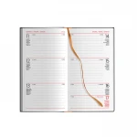 Agenda settimanale PRINTFLEX in poliuretano termovirante chiusa, formato tascabile 8x15 cm