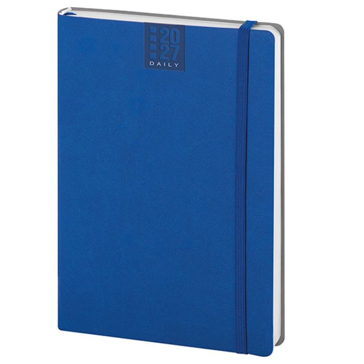 Agenda bigiornaliera Flex Daily con copertina flessibile in poliuretano termovirante, formato chiuso 14x21 cm
