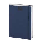 Agenda giornaliera Flex Daily chiusa con copertina flessibile marrone da personalizzare con logo