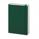 Agenda giornaliera Flex Daily chiusa con copertina flessibile marrone da personalizzare con logo