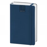 Agenda giornaliera Flex Daily chiusa con elastico, formato 9x14 cm, in poliuretano termovirante da personalizzare con logo