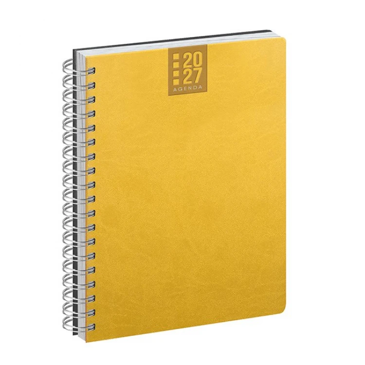 Agenda giornaliera Spiral Printflex chiusa in formato 15x21 cm da personalizzare con logo