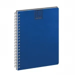 Agenda settimanale Spiral Printflex chiusa, formato 17x24 cm, copertina in carta bianca da personalizzare con logo azienda