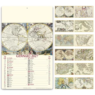 Calendario Antiche Mappe